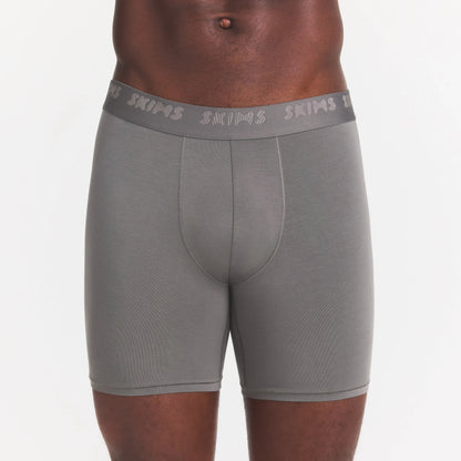 SKIMS STRETCH MENS 5" BOXER BRIEF | GUNMETAL