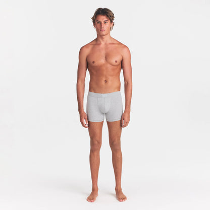 SKIMS COTTON MENS 3" BOXER BRIEF | LIGHT HEATHER GREY