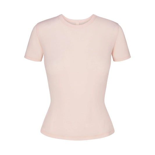 SHEER MODAL LONG T-SHIRT | PRIMROSE