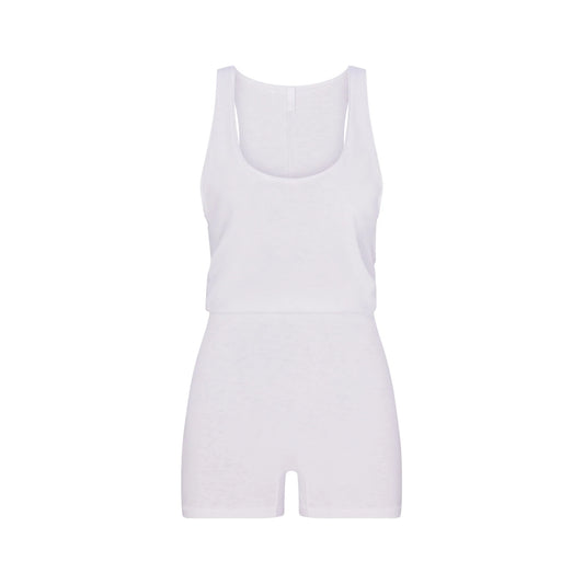 WORN IN JERSEY HEART ONESIE | SNOW