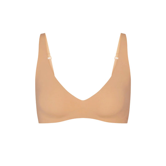 NAKED PLUNGE BRALETTE | OCHRE