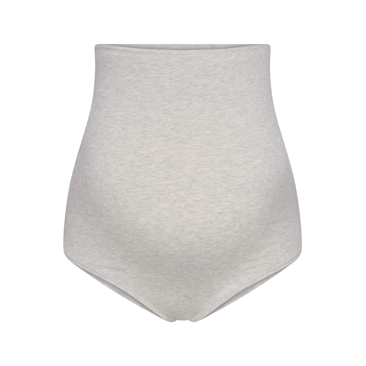 COTTON JERSEY MATERNITY HIGH-WAISTED BRIEF 5-PACK | LIGHT HEATHER GREY