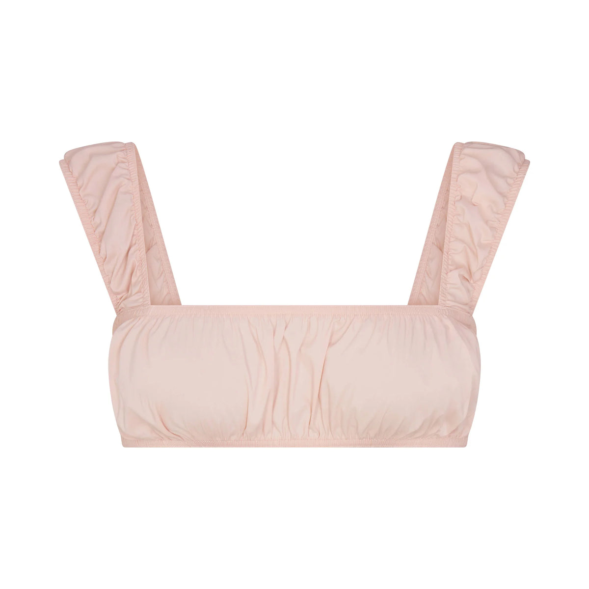POPLIN APPAREL BRALETTE | DUSTY PINK