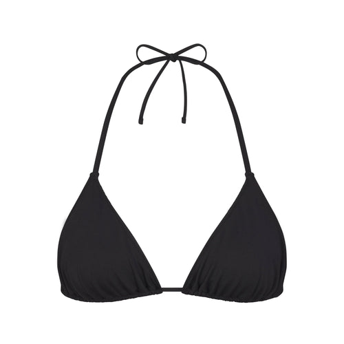 SIGNATURE SWIM TRIANGLE BIKINI TOP | ONYX