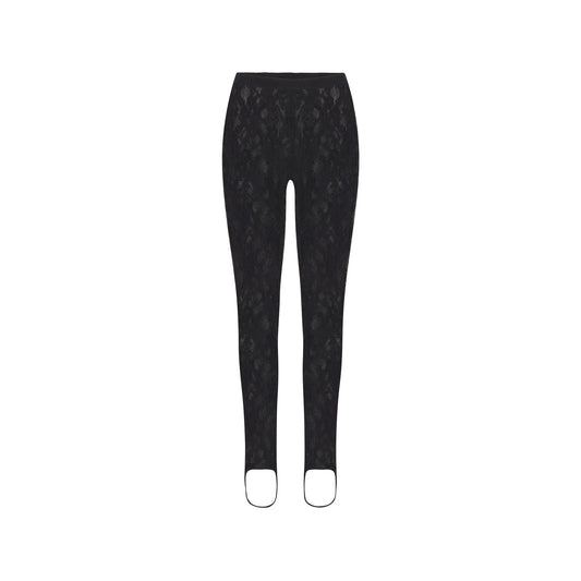 STRETCH LACE STIRRUP LEGGING | SOOT