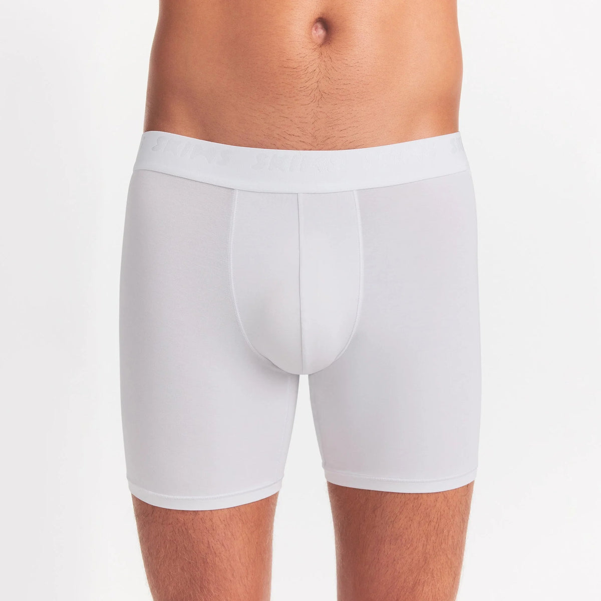 SKIMS STRETCH MENS 3" BOXER BRIEF | CHALK