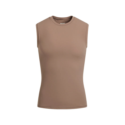 FITS EVERYBODY MENS SLIM TANK | UMBER