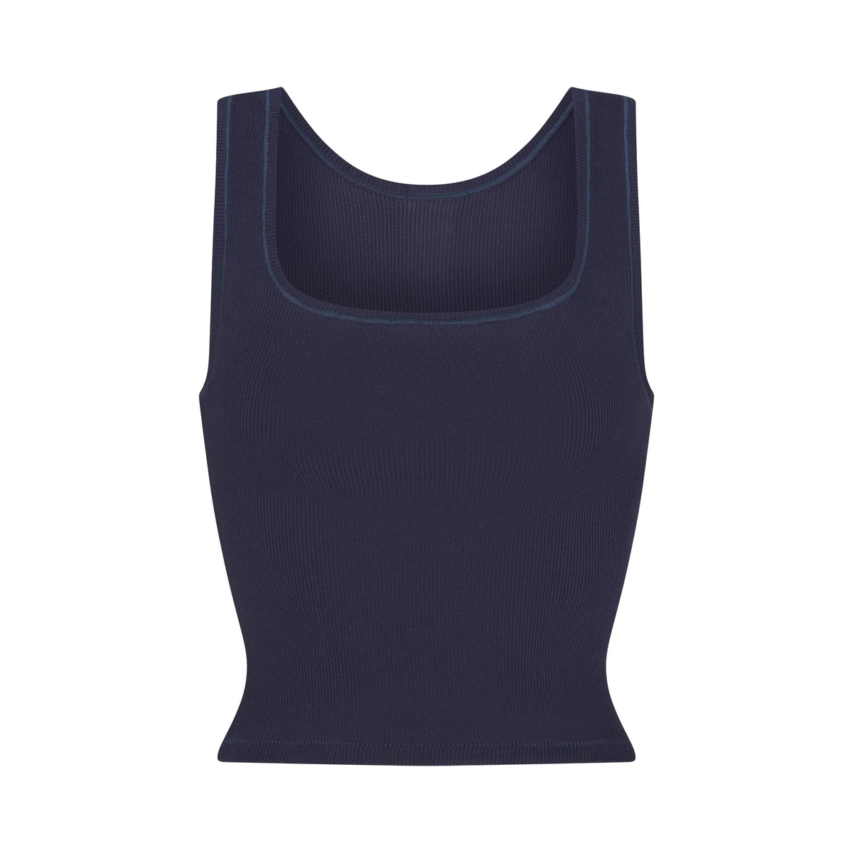 COTTON RIB TANK | NAVY