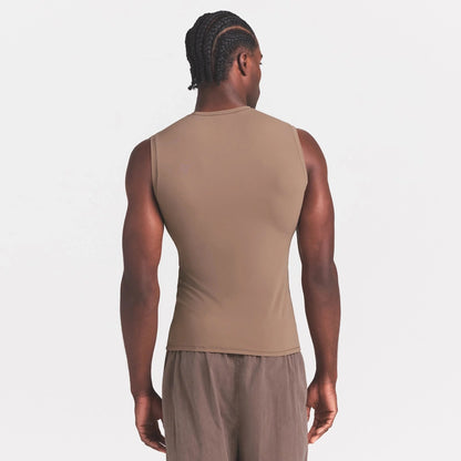 FITS EVERYBODY MENS SLIM TANK | UMBER