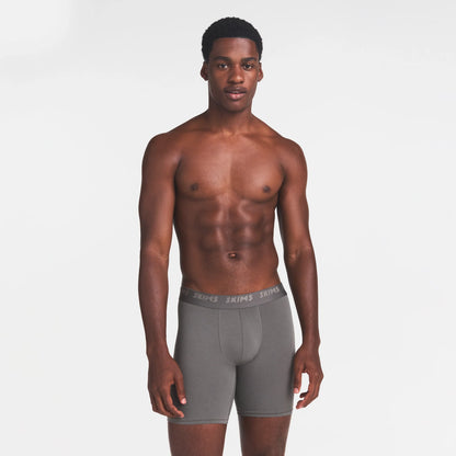 SKIMS STRETCH MENS 5" BOXER BRIEF | GUNMETAL