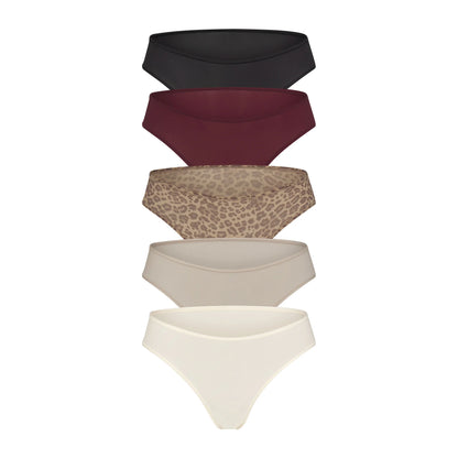 FITS EVERYBODY CHEEKY BRIEF 5-PACK | DESERT LEOPARD MULTI