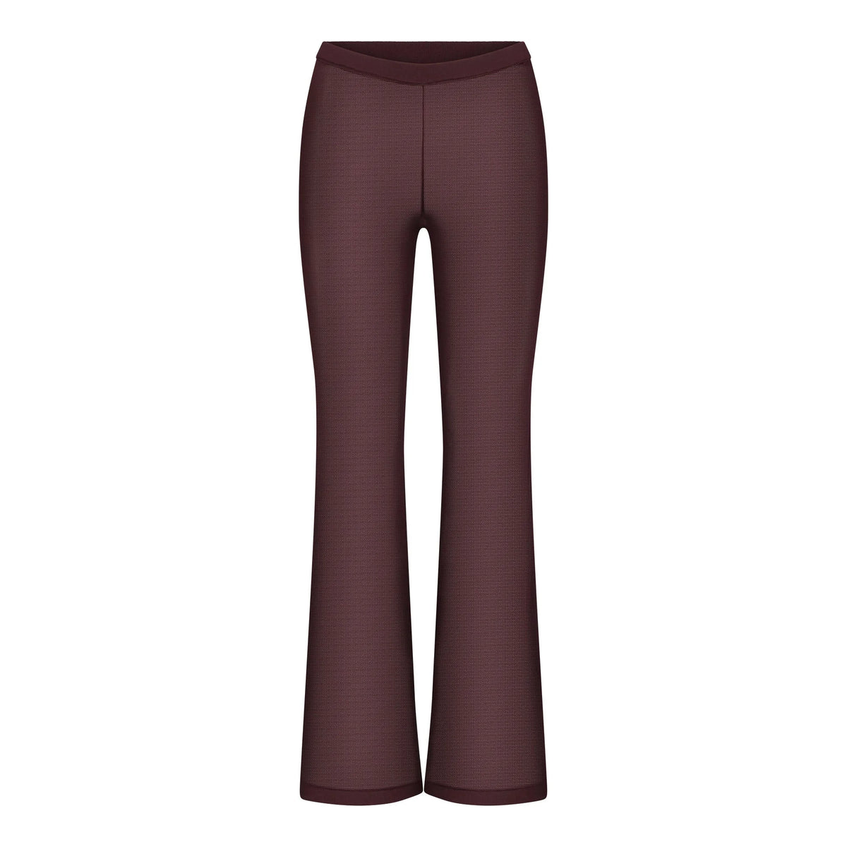 SLINKY KNIT LOW RISE PANT | CURRANT