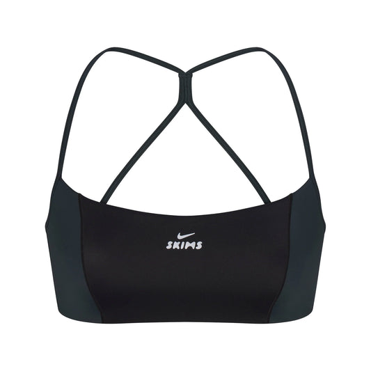 NikeSKIMS SHINE MICRO SCOOP BRA | OBSIDIAN AND DARK TEAL