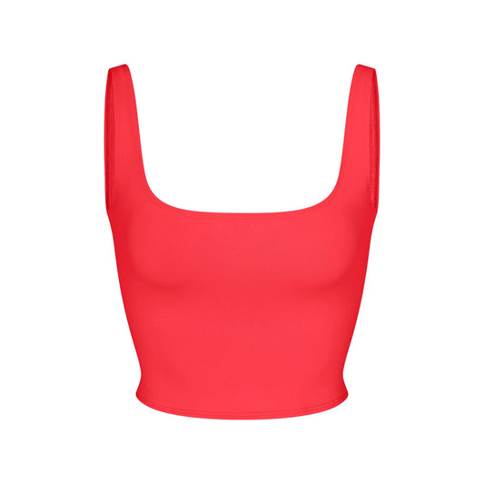 ICONIC SWIM TANK BIKINI TOP | CARMINE