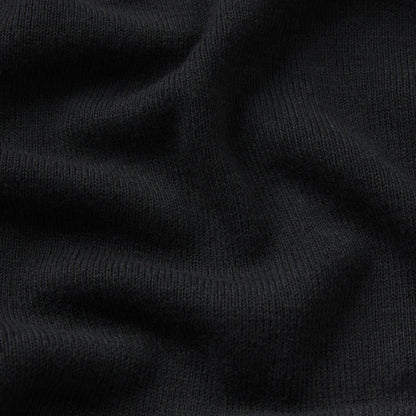 ESSENTIAL KNIT WRAP SWEATER | ONYX