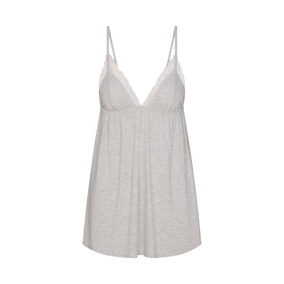 SKIMS SLEEP BABYDOLL DRESS | LIGHT HEATHER GREY