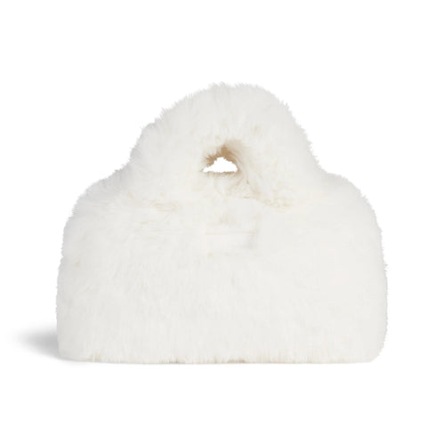 FAUX FUR MINI BAG | MARBLE