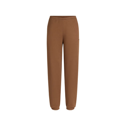 COTTON FLEECE JOGGER | BISON