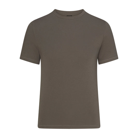SKIMS COTTON RIB MENS T-SHIRT | JUNGLE