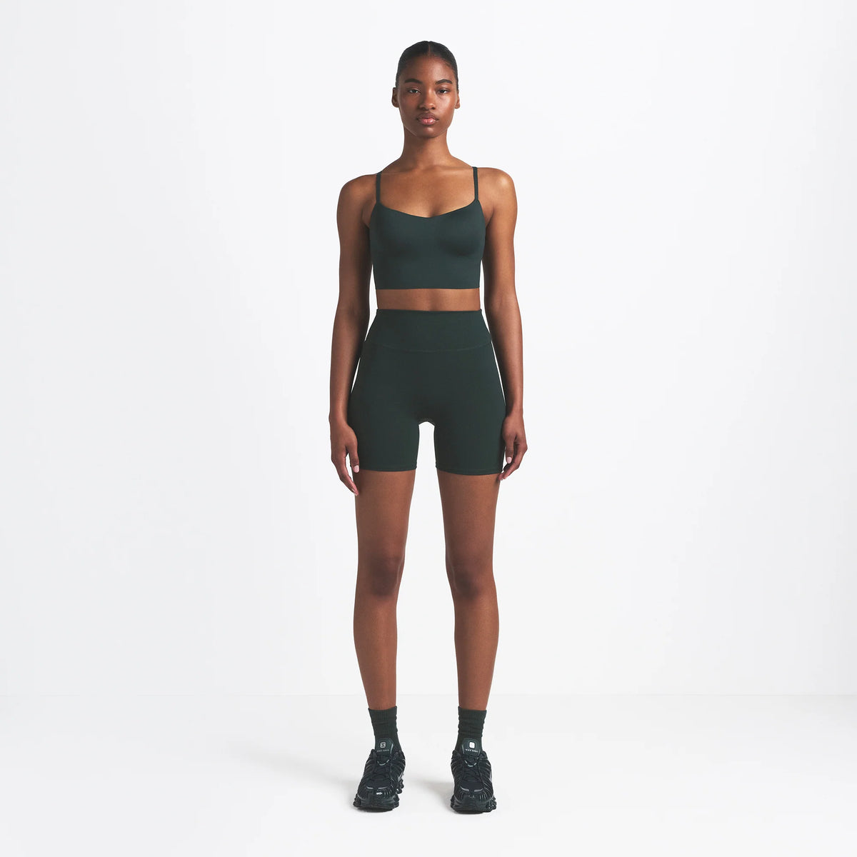 NikeSKIMS MATTE 5" BIKER SHORT | DARK TEAL