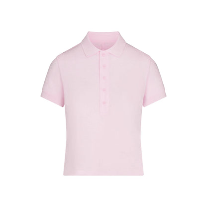WORN IN JERSEY POLO | PEONY