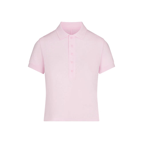 WORN IN JERSEY POLO | PEONY