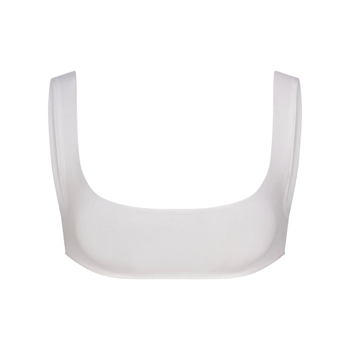 RAW EDGE MICRO SCOOP BRALETTE | SNOW