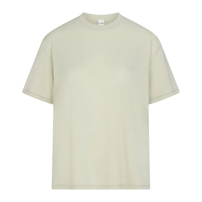 NikeSKIMS PERFORMANCE COTTON BLEND OVERSIZED SHORT SLEEVE TOP | TALC