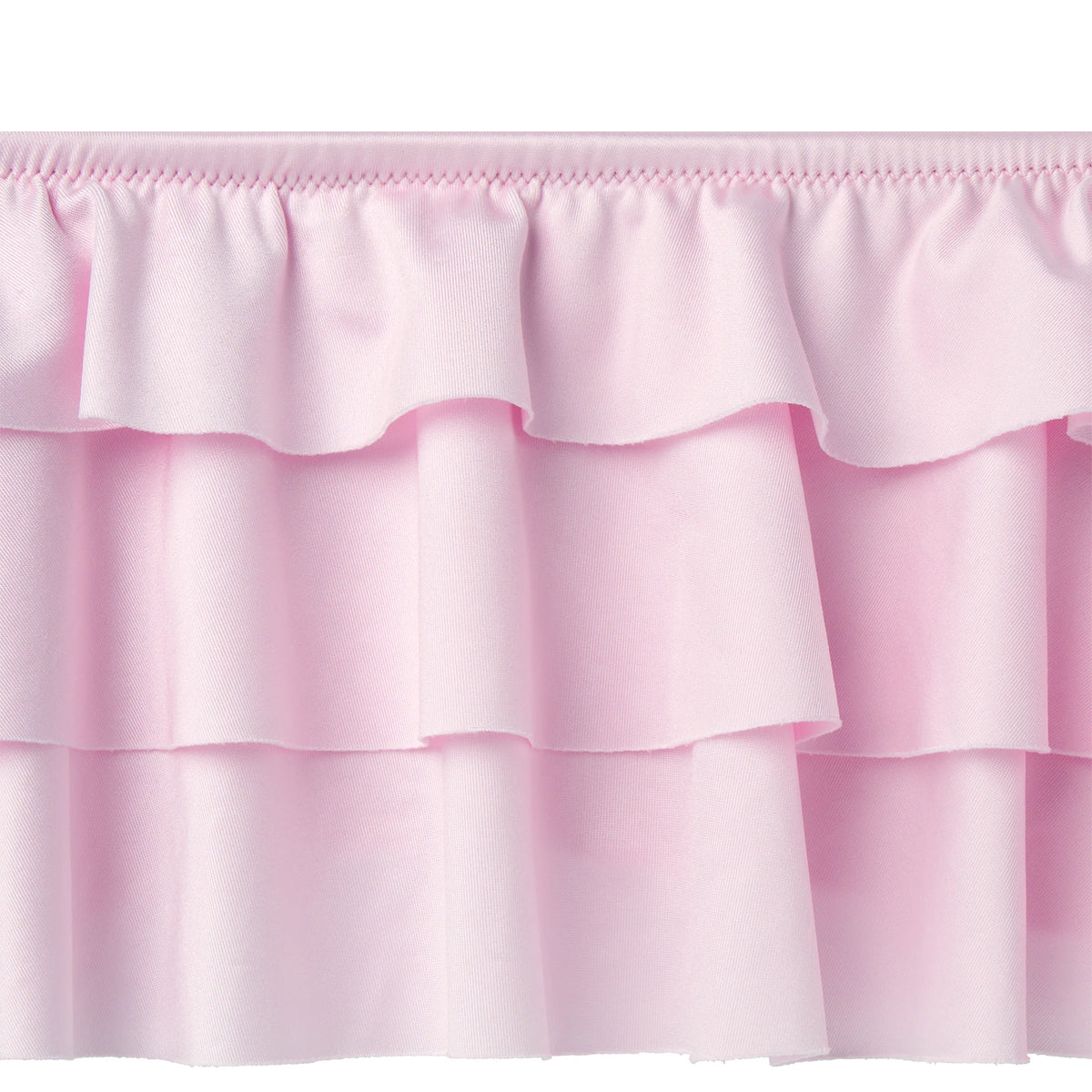 SATIN SWIM RUFFLE BIKINI BOTTOM | CHERRY BLOSSOM