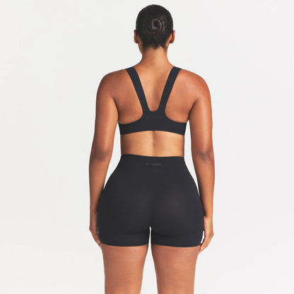 NikeSKIMS STUDIO STRETCH RACERBACK BRA | OBSIDIAN