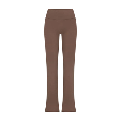 COTTON JERSEY FOLDOVER PANT | TRUFFLE