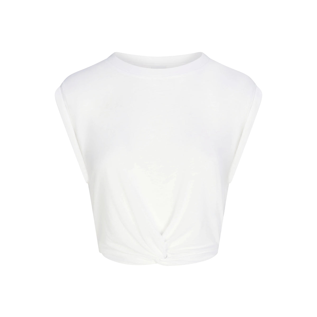NikeSKIMS PERFORMANCE COTTON BLEND CROP TWIST TANK | SNOW