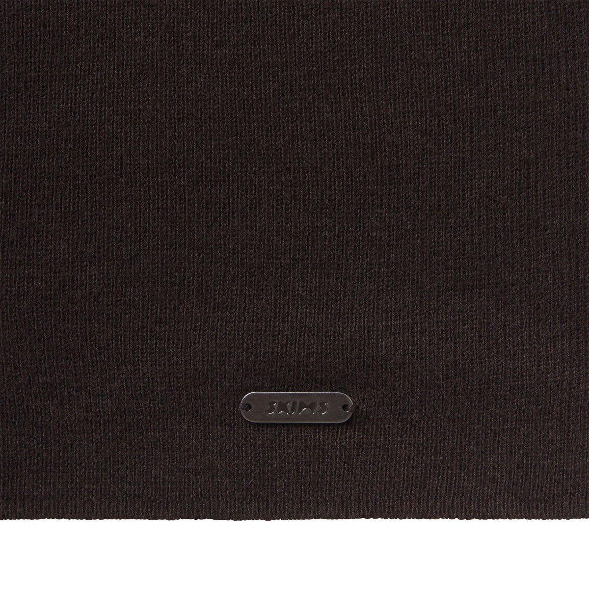 ESSENTIAL KNIT LONG SLEEVE V NECK | ESPRESSO