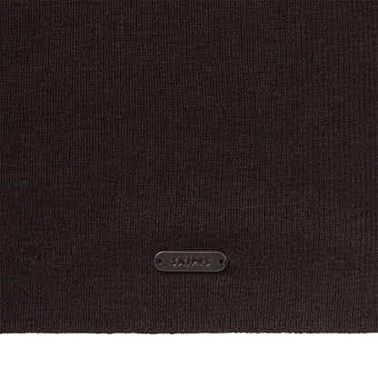 ESSENTIAL KNIT LONG SLEEVE V NECK | ESPRESSO