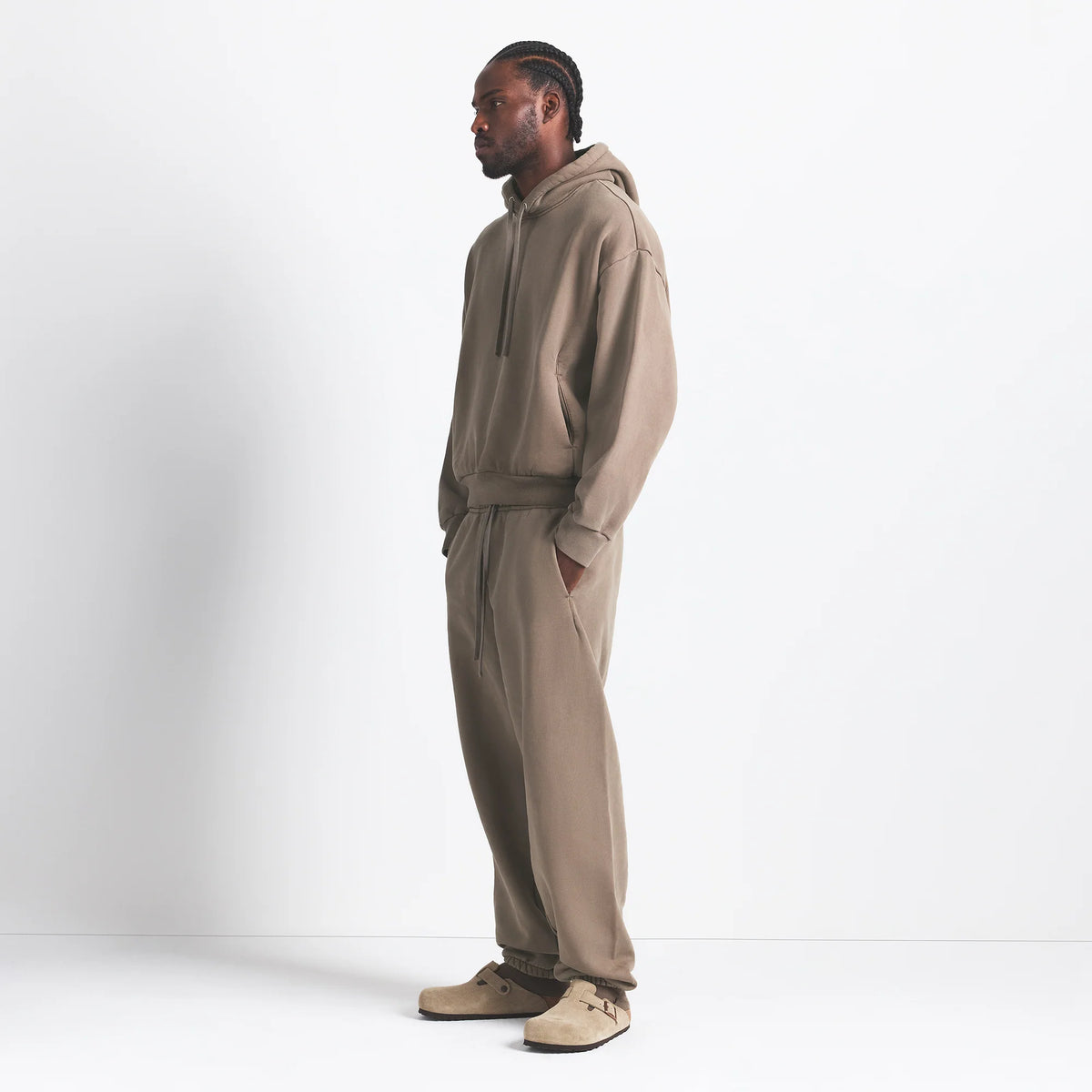 HEAVYWEIGHT FLEECE MENS JOGGER | TRUFFLE