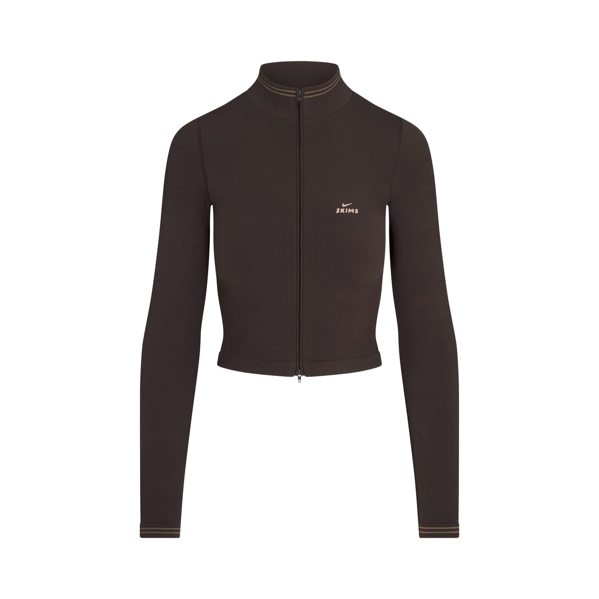 NikeSKIMS RIBBED SEAMLESS ZIP UP CROP JACKET | PHOENIX