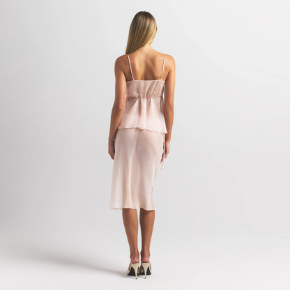SKIMS ROMANCE WRAP CAMI TOP | PRIMROSE