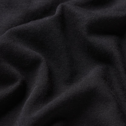 NikeSKIMS PERFORMANCE COTTON BLEND SHORT SLEEVE V-NECK TOP | OBSIDIAN