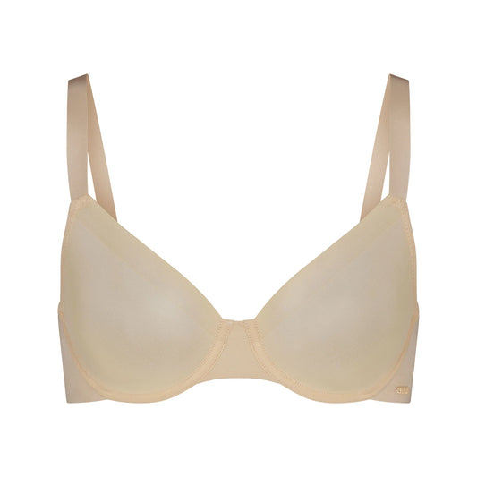 NO SHOW UNLINED DEMI BRA | SAND