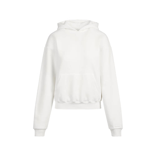 COTTON FLEECE HOODIE | MARBLE
