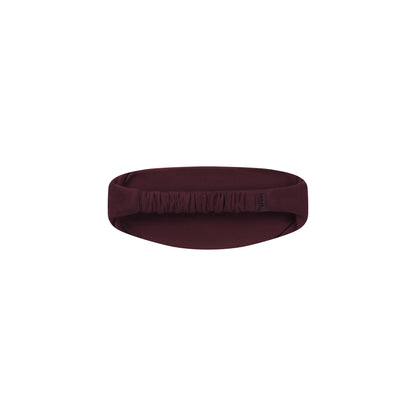 COTTON JERSEY WIDE HEADBAND | CURRANT