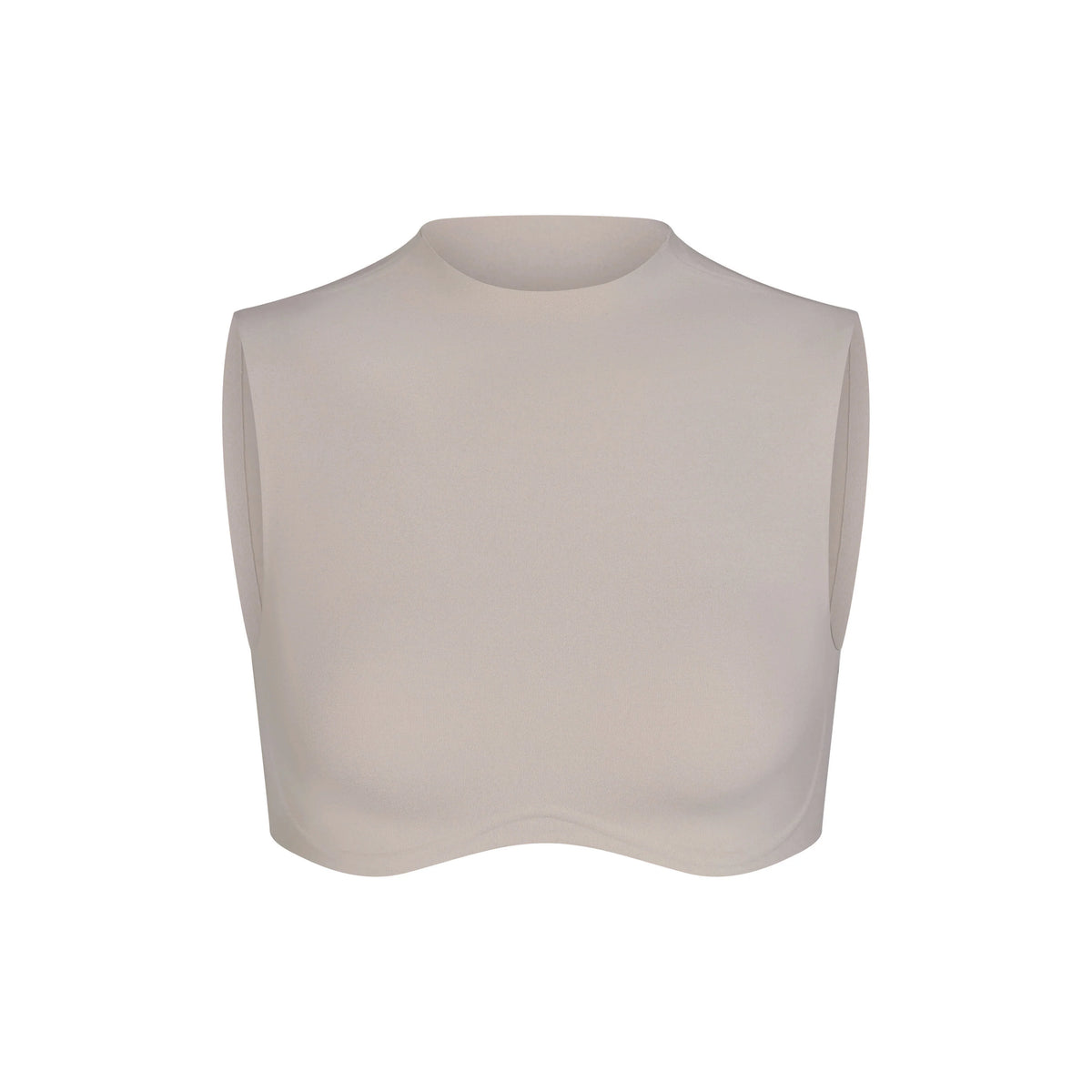 NikeSKIMS STUDIO STRETCH MOCK NECK BRA TOP | LINEN