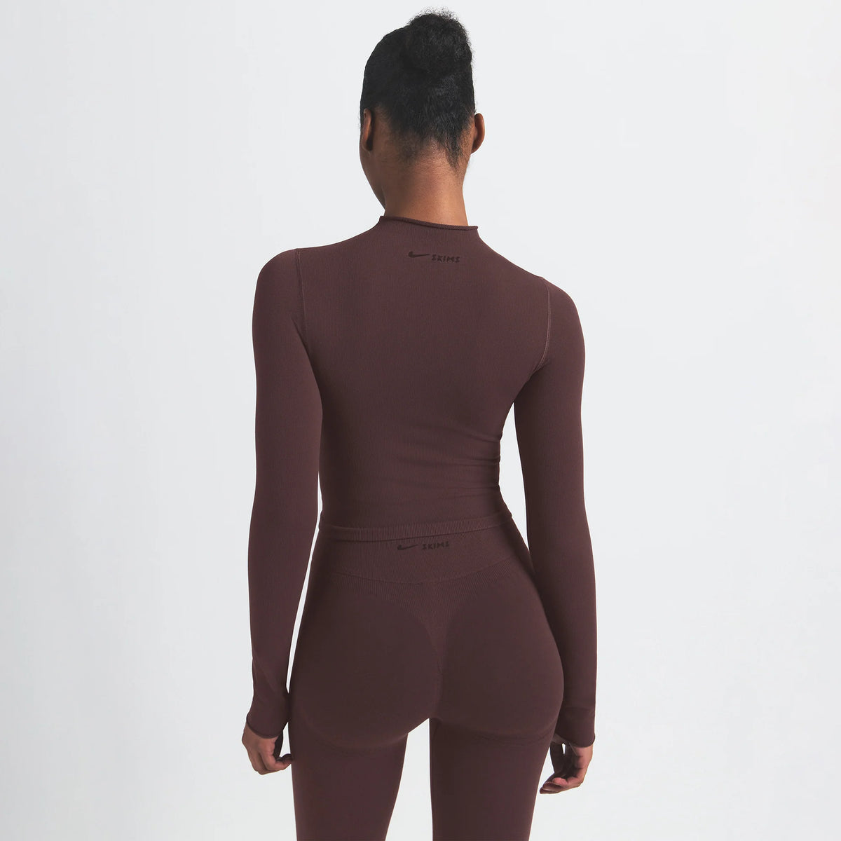 NikeSKIMS VINTAGE SEAMLESS MOCK NECK CROP TOP | PHOENIX
