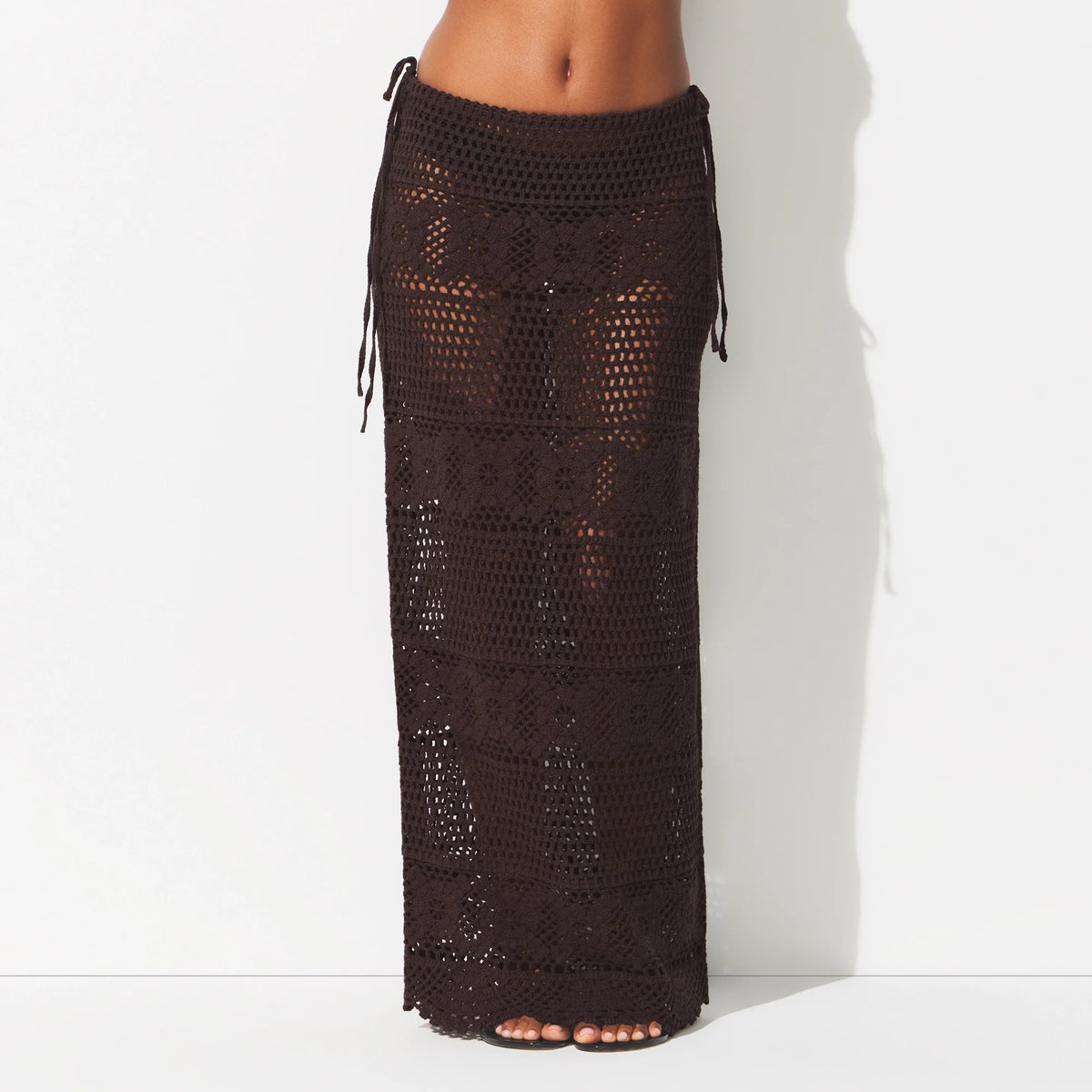 SWIM COVER-UPS CROCHET LONG SKIRT | PHOENIX