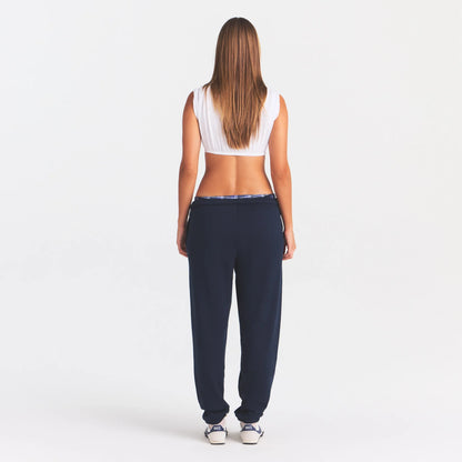 COTTON FLEECE JOGGER | NAVY