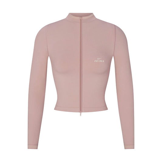 NikeSKIMS RIBBED SEAMLESS ZIP UP CROP JACKET | HIMALAYAN