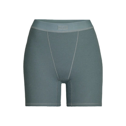 COTTON RIB BOXER | KYANITE