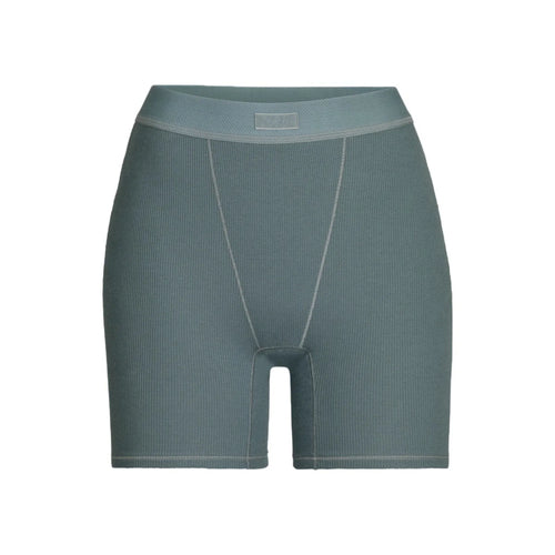 COTTON RIB BOXER | KYANITE