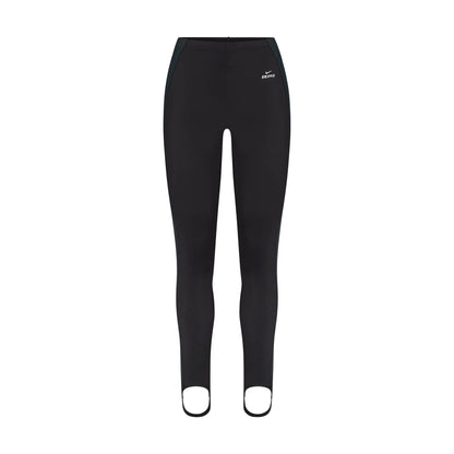 NikeSKIMS SHINE DRAWCORD STIRRUP 26" LEGGING | OBSIDIAN AND DARK TEAL