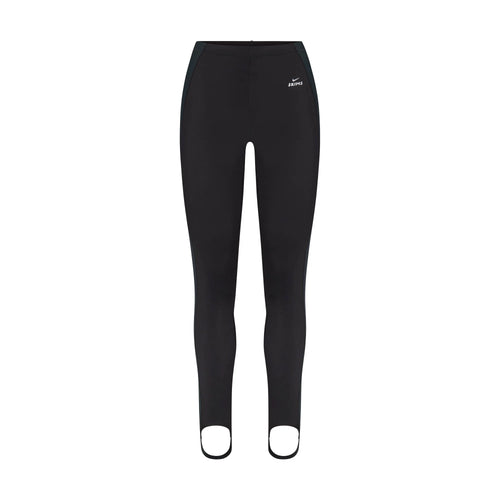 NikeSKIMS SHINE DRAWCORD STIRRUP 26" LEGGING | OBSIDIAN AND DARK TEAL